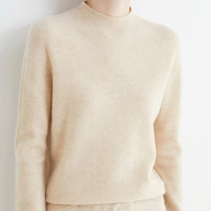 Sophie High Neck Sweater in Soft and Chic Wool