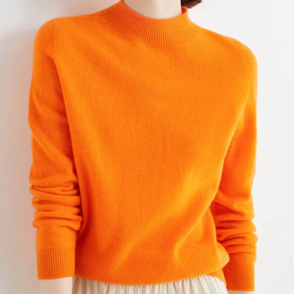 Sophie High Neck Sweater in Soft and Chic Wool