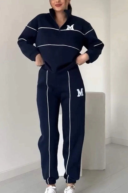 Ensemble Sweatshirt et Jogging Confort Décontracté