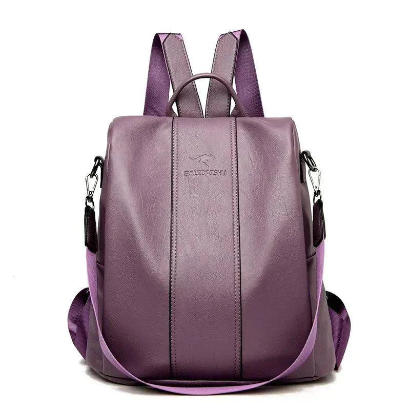 Léna convertible backpack in elegant vegan leather