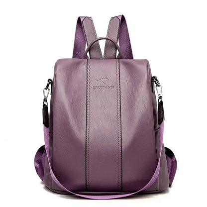 Léna convertible backpack in elegant vegan leather