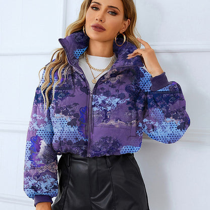 Printed Short Jacket – Bread Coat Style