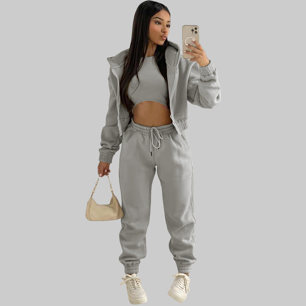 Ensemble Décontracté et Sportif à Capuche