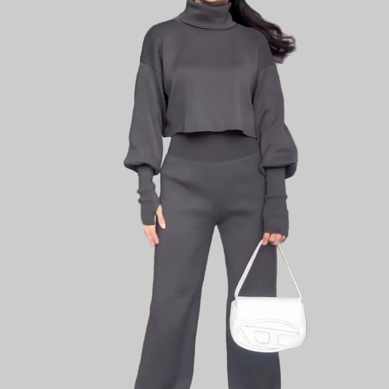 CLARA ENSEMBLE PANTALON & PULL MAILLES PREMIUM