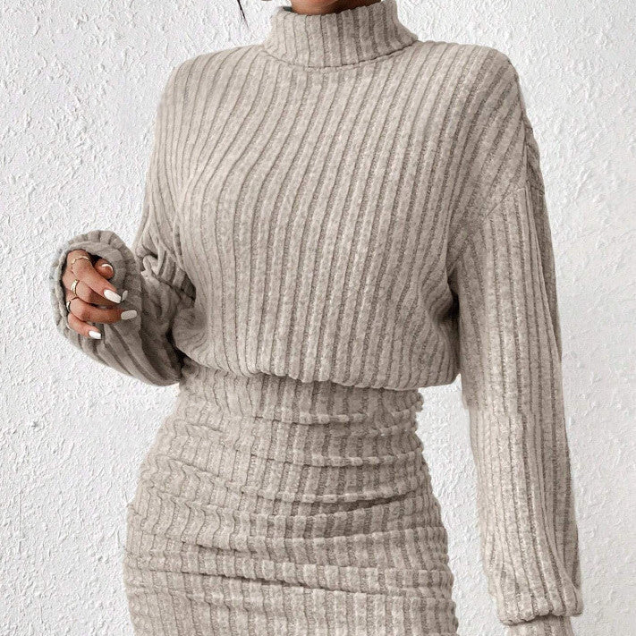 Clara Élégante et Confortable Robe Pull Tricotée