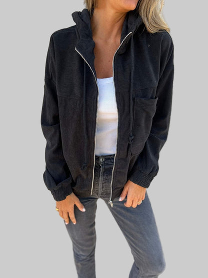 Alice - Veste  Élégante en Velours Côtelé