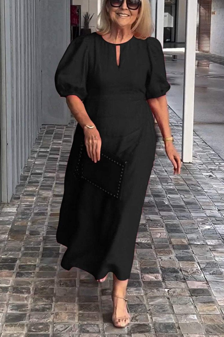 FIONA - ROBE ÉLÉGANTE ESSENCE EN COTON ET LIN