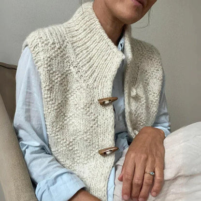 Léa Gilet Sans Manches Structuré et Polyvalent