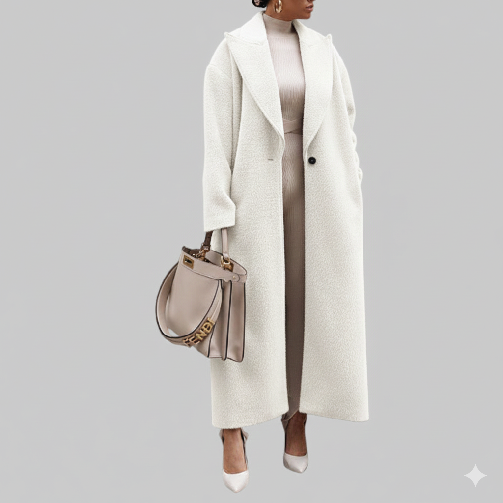 Manteau Long Douillet - Élégance et Chaleur Hivernale