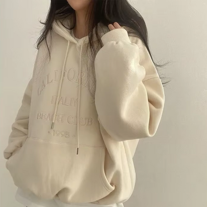 Léa fleece-lined hoodie, comfortable and chic