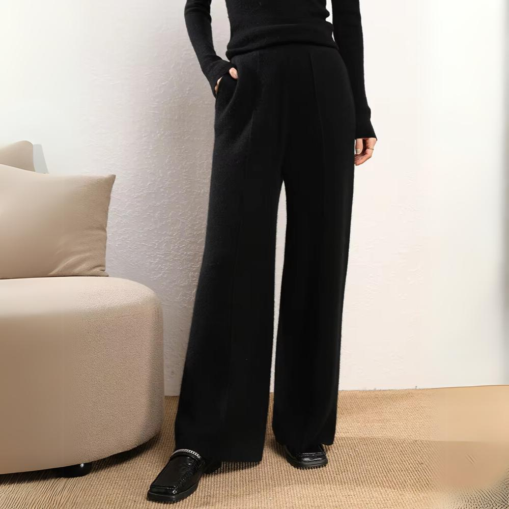 Clara soft and elegant knit trousers