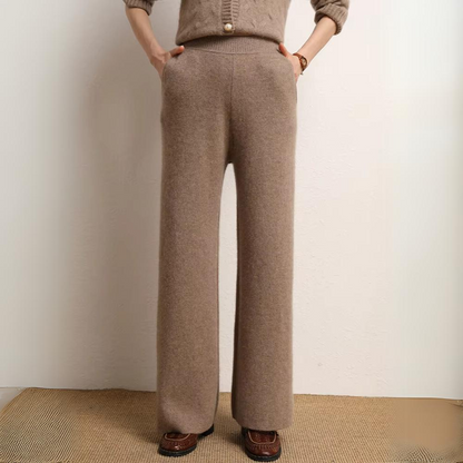 Clara soft and elegant knit trousers
