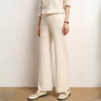 Clara soft and elegant knit trousers