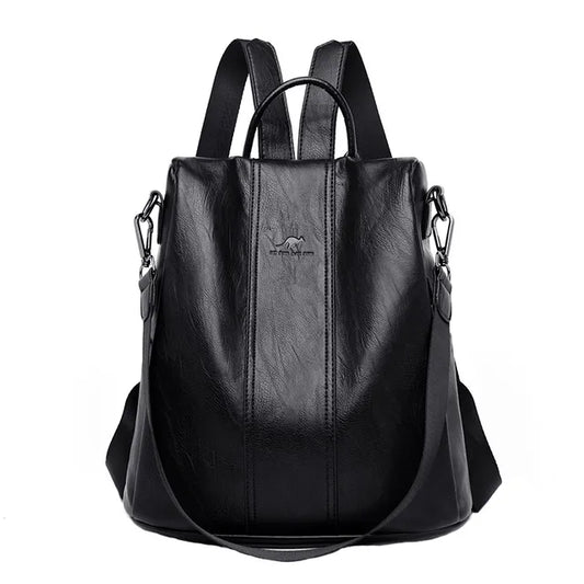 Léna sac à dos convertible en cuir vegan élégant
