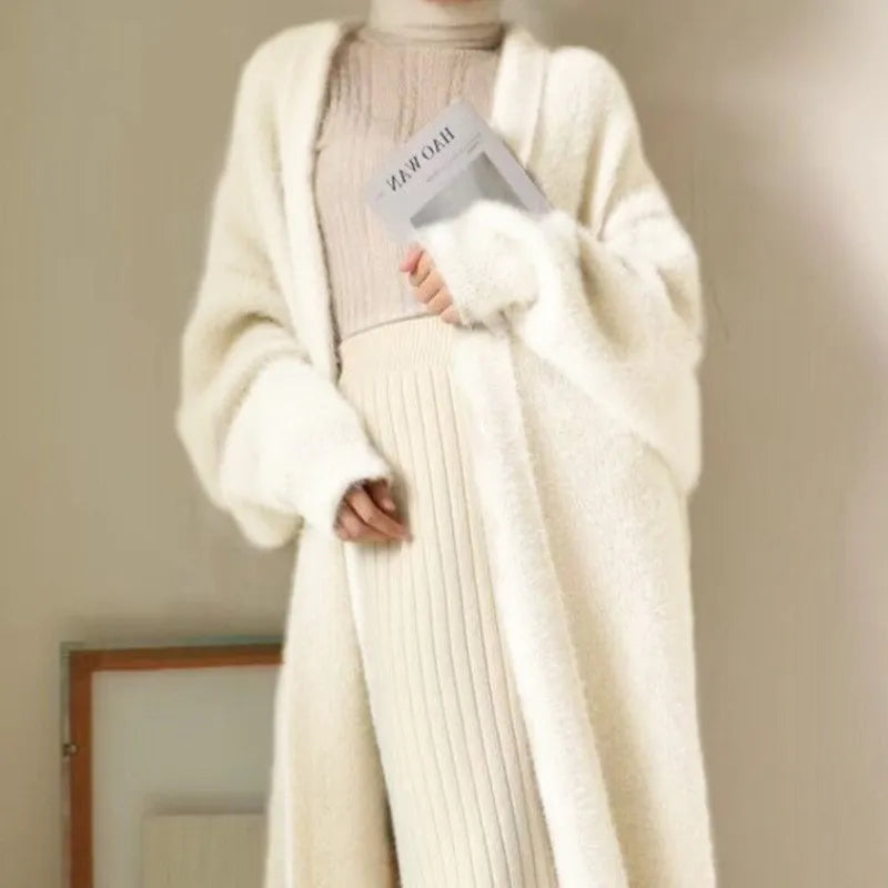 Sophie Elegant Long Cashmere Coat
